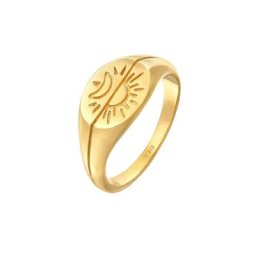 Elli Elli Ring Sonne Mond Astro 925 Silber Ringe Damen