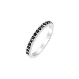 Elli Elli Ring Memoire Bandring Kristalle 925 Silber Ringe Damen