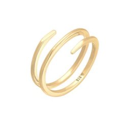 Elli Elli Ring Wickelring Twist Fein 925 Silber Ringe Damen