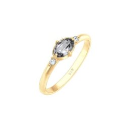 Elli Elli Ring Bandring Geo Form Kristalle 925 Silber Ringe Damen