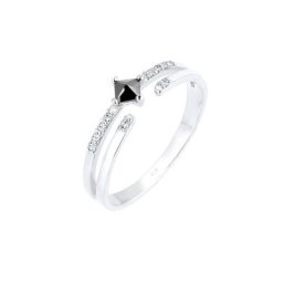 Elli Elli Ring Modern Zirkonia Kristalle 925 Silber Ringe Damen