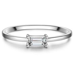 Glanzstücke München Ring Sterling Silber Zirkonia in Silber Ringe Damen