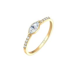 Elli Elli Ring Verlobung Marquise Kristalle 925 Silber Ringe Damen