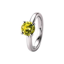Giorgio Martello Milano Ring mit hellgrünem Zirkonia, Silber 925 Ringe Grün Damen