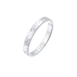 Elli Elli Ring Pinky Ring Gehämmert 925 Silber Ringe Damen