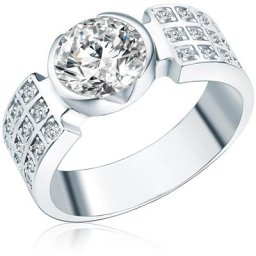 Rafaela Donata Ring Sterling Silber Zirkonia in Silber Ringe Damen