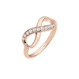 Elli Elli Ring Infinity Zirkonia Eye Catcher 925 Sterling Silber Ringe Damen