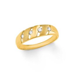 amor Ring für Damen, Gold 333, Zirkonia synth. Ringe