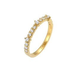 Elli PREMIUM Elli PREMIUM Ring Topas Memoire Eternity Verlobung 925 Silber Ringe Damen