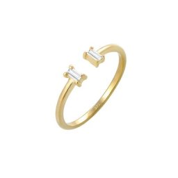 Elli PREMIUM Elli PREMIUM Ring Verlobungsring Topas Edelstein Offen 375 Gelbgold Ringe Damen
