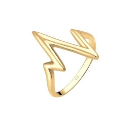 Elli Elli Ring Geo Herzschlag 925 Sterling Silber Ringe Damen