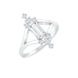 Elli PREMIUM Elli PREMIUM Ring Verlobung Liebe Vintage Topas Edelstein 925 Silber Ringe Damen