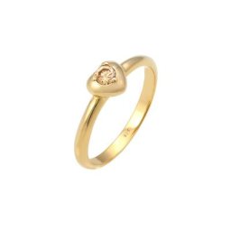 Elli Elli Ring Herz Symbol Verlobung Valentin Zirkonia 925 Silber Ringe Damen