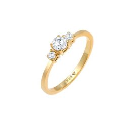 Elli Elli Ring Verlobung Zirkonia Kristalle 925 Sterling Silber Ringe Damen