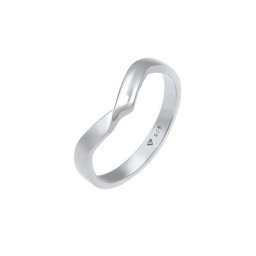 Elli Elli Ring Gedreht Wickelring V Form Trend Basic 925er Silber Ringe Damen