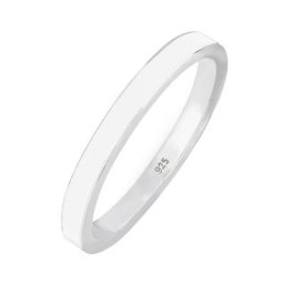Elli Elli Ring Stapelring Basic Emaille 925 Silber Ringe Damen