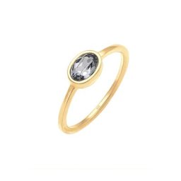 Elli Elli Ring Bandring Geo Form Kristall 925 Silber Ringe Damen