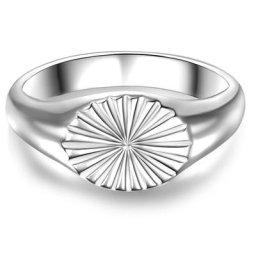 Glanzstücke München Ring Geometrische Form Sterling Silber in Silber Ringe Damen