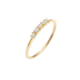 Elli PREMIUM Elli PREMIUM Ring Microsetting Topas Edelstein Valentin 375 Gelbgold Ringe Damen