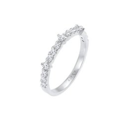 Elli PREMIUM Elli PREMIUM Ring Topas Memoire Eternity Verlobung 925 Silber Ringe Damen