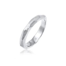 Elli PREMIUM Elli PREMIUM Ring Paarring Trauring Hochzeit Brushed 925 Silber Ringe Damen