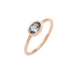 Elli Elli Ring Bandring Geo Form Kristall 925 Silber Ringe Damen