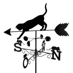 Maximex Wetterfahne Katze Bänke