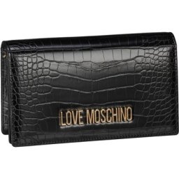 Love Moschino Abendtasche & Clutch Evening Bag Croco 4098 Schwarz Damen
