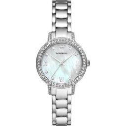 Emporio Armani Damenuhr Edelstahl Damenuhren