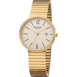 REGENT Herrenuhr Edelstahl Herrenuhren