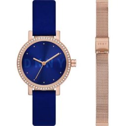 DKNY Uhren-Set inkl. Wechselarmband Edelstahl Damenuhren Damen