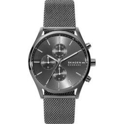 Skagen Chronograph Edelstahl Herrenuhren Herren