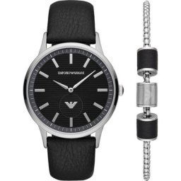 Emporio Armani Uhren-Set Edelstahl Schmuck-Set Herren