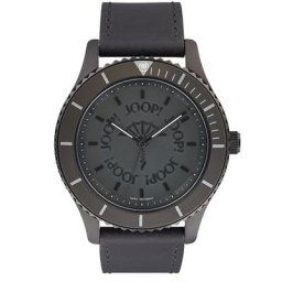 JOOP! Lederband für Herren, Edelstahl und Leder Herrenuhren