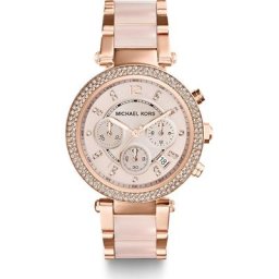 Michael Kors Chronograph Edelstahl Damenuhren Damen