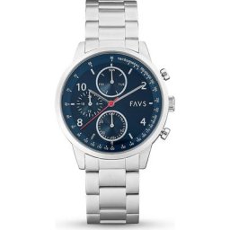 FAVS Herrenuhr Edelstahl Damenuhren Damen