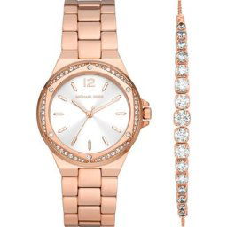Michael Kors Uhren-Set Edelstahl Damenuhren Damen