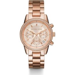 Michael Kors Chronograph Edelstahl Damenuhren Damen