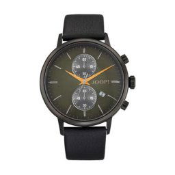 JOOP! Chronograph für Herren, Edelstahl, Leder Herrenuhren