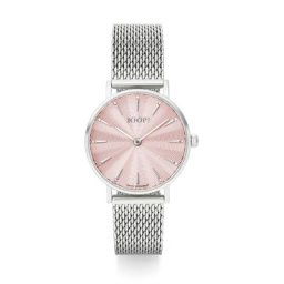 JOOP! Quarzuhr für Damen, Edelstahl, Zirkonia (synth.) Damenuhren