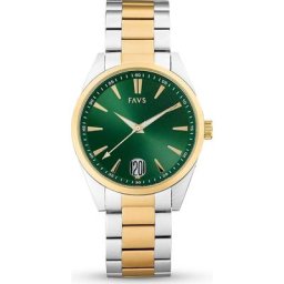 FAVS Herrenuhr Edelstahl Damenuhren Damen