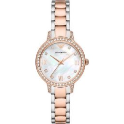Emporio Armani Damenuhr Edelstahl Damenuhren
