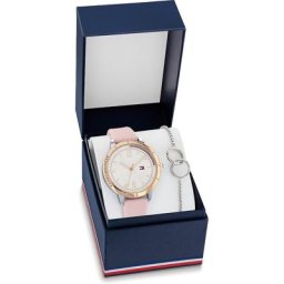 Tommy Hilfiger Uhren-Set Aluminium Schmuck-Set Damen