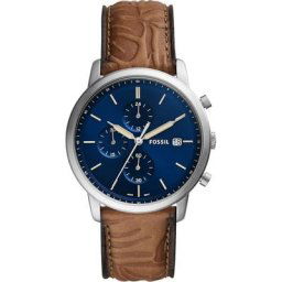 Fossil Chronograph Edelstahl Herrenuhren Herren