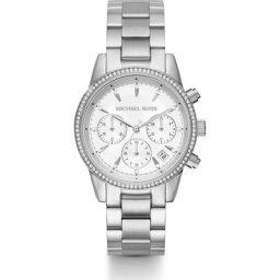 Michael Kors Chronograph Edelstahl Damenuhren Damen