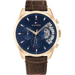 Tommy Hilfiger Tommy Hilfiger Herren-Uhren Analog Quarz Blau Blau 32016092 Herrenuhren