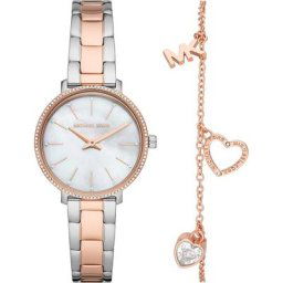 Michael Kors Uhren-Set Edelstahl Damenuhren Damen