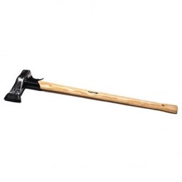 Holzspalthammer 3,2 kg, Lederstiel- und Lederschneidenschutz und USA-Hickorystiel