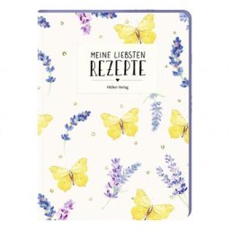 Meine liebsten Rezepte - Einschreibbuch (Lavendel)