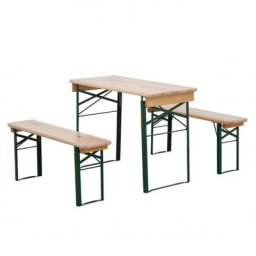 Festzeltgarnitur, 3teilig, 110 cm